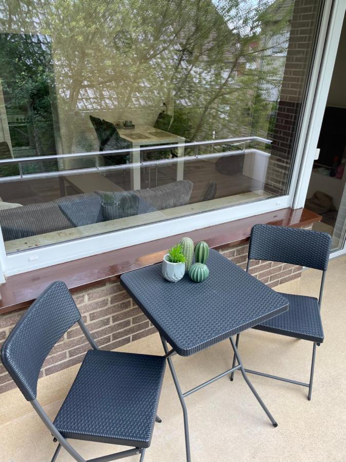 Stilvolles, Frisch Renoviertes 2Zi Apartment Mit Kueche Und Balkon In Kliniknaehe Bad Oeynhausen Esterno foto